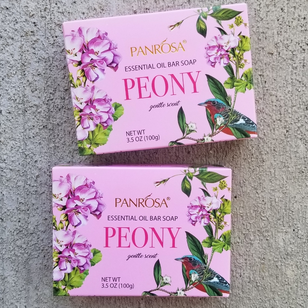 Panrosa Peony Soap Bars NWT